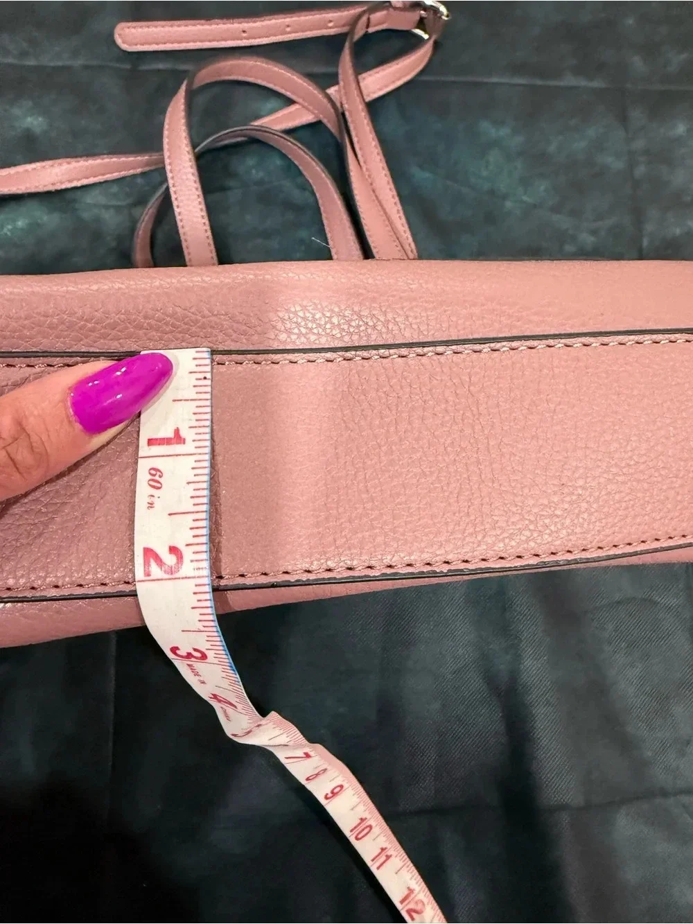 🔥Steve Madden Mauve Leather Tote Bag with Shoulder Strap EC🔥